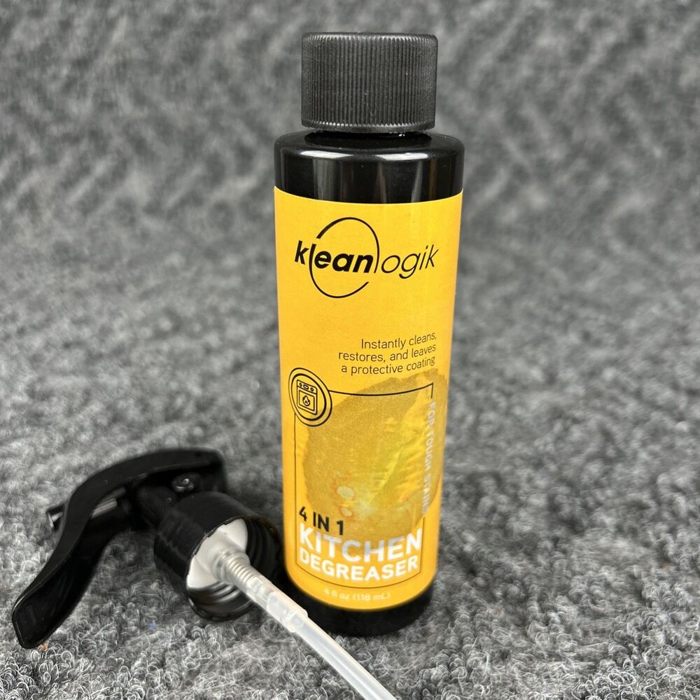 KleanLogik 4 In 1 Kitchen Degreaser 4 fl oz ~ Sealed